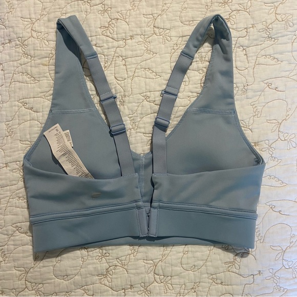 Fabletics All Day Every Day Low Impact Bra Bundle | Blue and Cream | Small - Picture 2 of 6